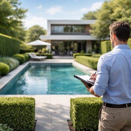 jardin-piscine-personne-maison-moderne