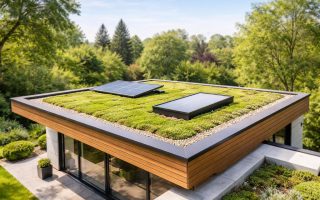 toit-plat-maison-moderne-jardin-verdoyant