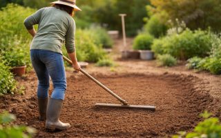 personne-nivelle-terrain-jardin-plantes