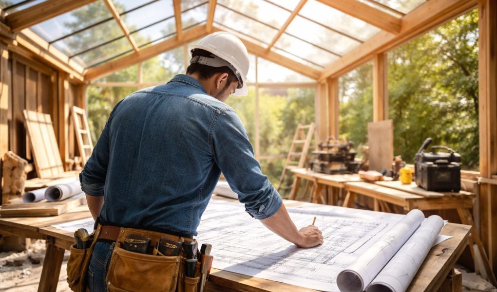 architecte-plan-toit-verre-chantier