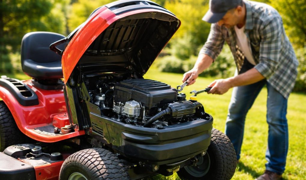tracteur-tondeuse-moteur-jardin-ensoleille