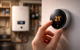main-ajuste-thermostat-moderne-mur